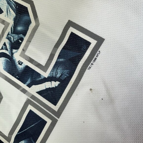 Emmitt Smith Jersey Men Large White Shirt Top Xplosion VTG 1996 - MADE USA - Picture 4 of 7